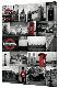 London - Red Collage-null-Stretched Canvas