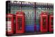 London Red Phone Boxes, Smithfield Market, London, England, United Kingdom, Europe-Mark Mawson-Premier Image Canvas