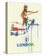 London Romance-NaxArt-Stretched Canvas