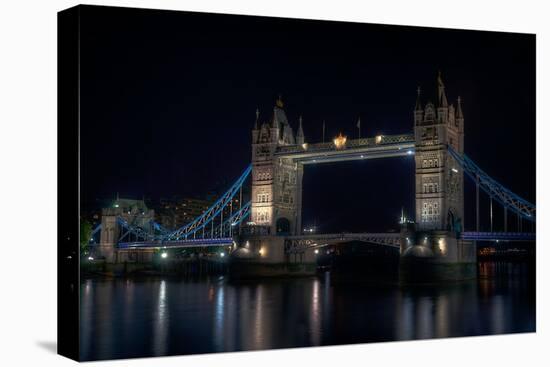London's Tower Bridge At Night-Steven Maxx-Premier Image Canvas