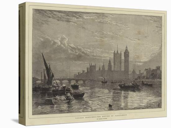 London Sketches, the Houses of Parliament-Myles Birket Foster-Premier Image Canvas