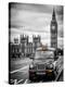 London Taxi and Big Ben - London - UK - England - United Kingdom - Europe-Philippe Hugonnard-Premier Image Canvas