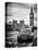 London Taxi and Big Ben - London - UK - England - United Kingdom - Europe-Philippe Hugonnard-Stretched Canvas