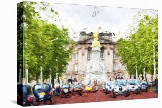 London Taxis - In the Style of Oil Painting-Philippe Hugonnard-Premier Image Canvas