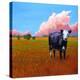 Lone Cow-Patty Baker-Stretched Canvas