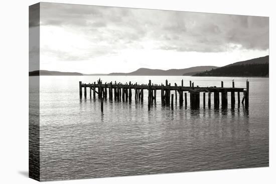 Lonely Dock BW-Dana Styber-Premier Image Canvas