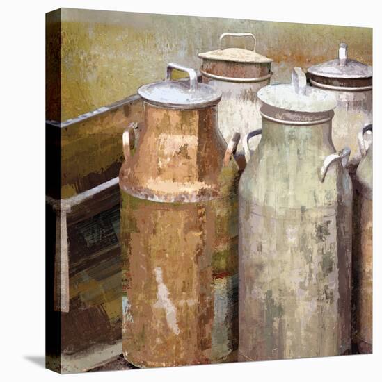 Long Barn - Dairy-Mark Chandon-Stretched Canvas