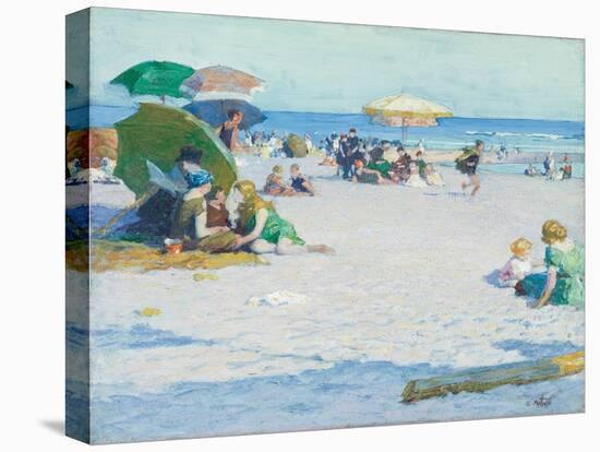 Long Beach (Or Good Old Summertime), C. 1922 (Oil on Canvas)-Edward Henry Potthast-Premier Image Canvas