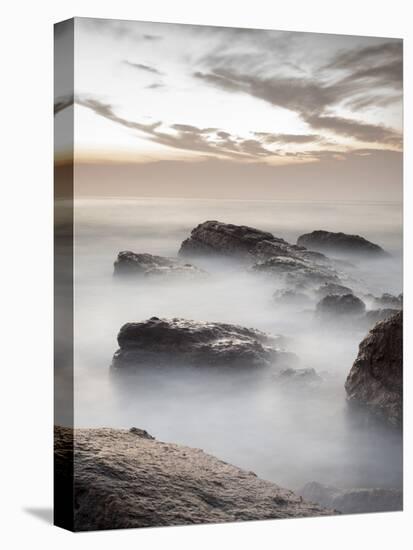 Long Exposure of Surf and Rocks at Sunrise, Tangalle, Sri Lanka, Indian Ocean, Asia-Charlie Harding-Premier Image Canvas