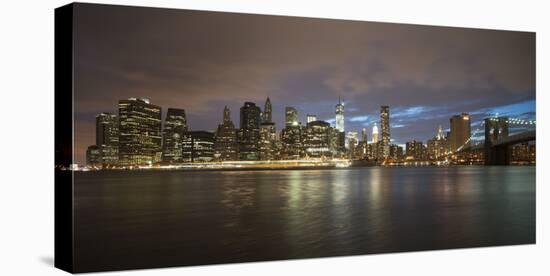 Long-Exposure Photography, View at Manhattan, New York, Usa-Benjamin Engler-Premier Image Canvas