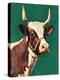 "Long-Horned Cow,"February 1, 1945-F.P. Sherry-Premier Image Canvas