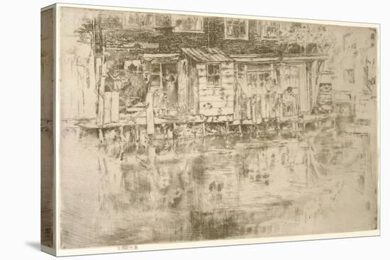 Long House, Dyers, Amsterdam, 1889-James Abbott McNeill Whistler-Premier Image Canvas