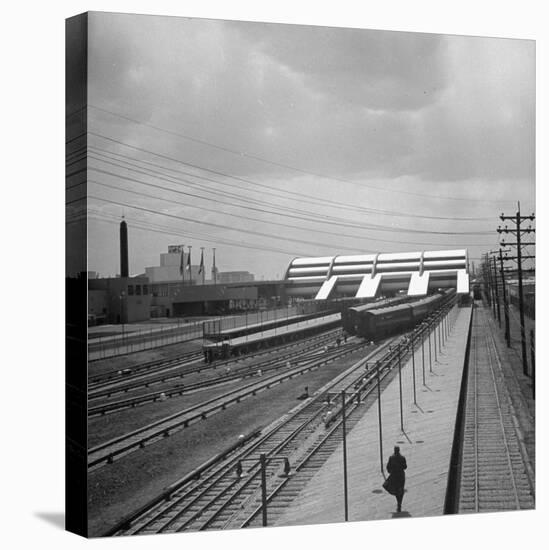 Long Island Railroad Station at the World's Fair-David Scherman-Premier Image Canvas