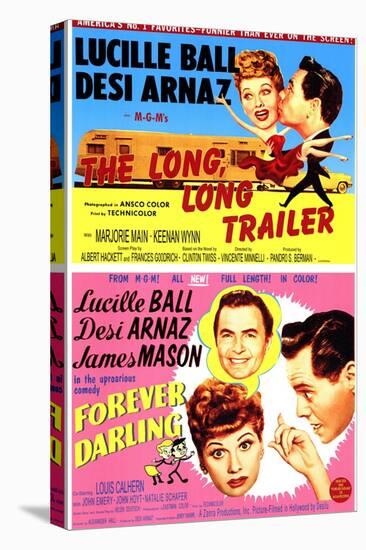 Long, Long Trailer, The / Forever Darling, 1954-null-Stretched Canvas