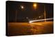Long Time Exposure, Street with Lantern and Car-Benjamin Engler-Premier Image Canvas