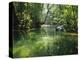 Longboats Moored in Creek Amid Rain Forest, Island of Borneo, Malaysia-Richard Ashworth-Premier Image Canvas