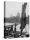 Looking across the Thames from Bankside to St Paul's-null-Premier Image Canvas