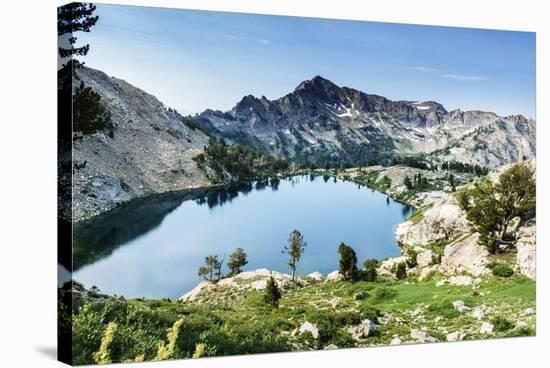 Looking Down On Liberty Lake From The The Ruby Crest National Recreation Trail-Ron Koeberer-Stretched Canvas