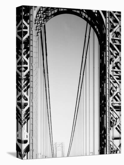 Looking Head on at Roadway of George Washington Bridge-Margaret Bourke-White-Premier Image Canvas