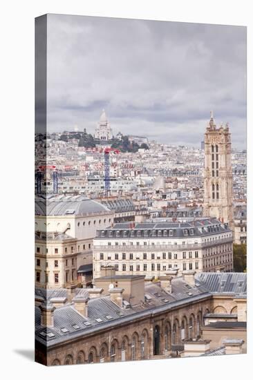 Looking Out over the Rooftops of Paris, France, Europe-Julian Elliott-Premier Image Canvas
