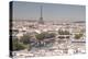 Looking over the Rooftops of Paris from Tour Saint Jacques to the Eiffel Tower-Julian Elliott-Premier Image Canvas