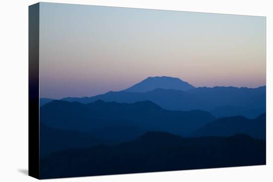 Looking South At Mount Saiint Helens. From Mt. Rainier National Park, WA-Justin Bailie-Premier Image Canvas