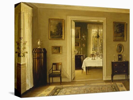 Looking Through to the Dining Room-Hans Hilsoe-Premier Image Canvas