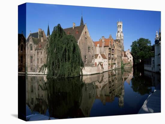 Looking Towards the Belfry of Belfort Hallen, Bruges, Belgium-Lee Frost-Premier Image Canvas