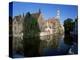 Looking Towards the Belfry of Belfort Hallen, Bruges, Belgium-Lee Frost-Premier Image Canvas
