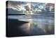 Looking Towards the North Atlantic at Sunrise from the Black Volcanic Sand Beach at Vik I Myrdal-Lee Frost-Premier Image Canvas