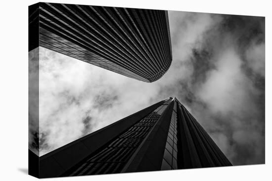 Looking up skyscrapers, San Francisco, California, USA-Panoramic Images-Premier Image Canvas