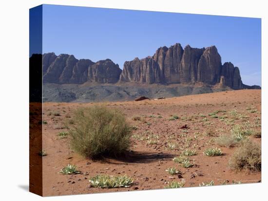 Looking West to Jebel Qattar, Southern Wadi Rum, Jordan-Richard Ashworth-Premier Image Canvas