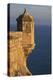 Lookout Tower of Santa Barbara Castel Overlooking the Bay of Alicante, Costa Brava, Alicante-Cahir Davitt-Premier Image Canvas