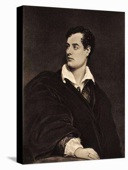 Lord Byron portrait British-Thomas Phillips-Premier Image Canvas