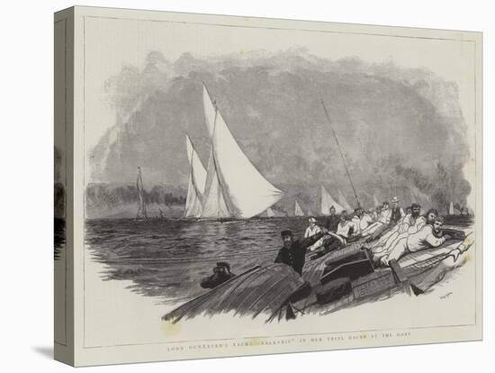 Lord Dunraven's Yacht Valkyrie in Her Trial Races at the Nore-William Lionel Wyllie-Premier Image Canvas