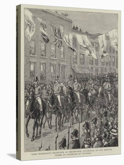 Lord Hopetoun's Reception at Melbourne, Australia, on His Arrival There as Governor of Victoria-null-Premier Image Canvas