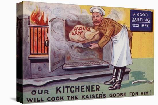 Lord Kitchener Cooking the Kaiser's Army Goose-null-Premier Image Canvas