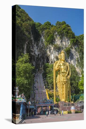 Lord Murugan Statue, largest statue of Hindu Deity in Malaysia, Batu Caves, Kuala Lumpur, Malaysia-Matthew Williams-Ellis-Premier Image Canvas