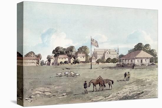 Lord's Cricket Ground in 1837, c.1860-English School-Premier Image Canvas