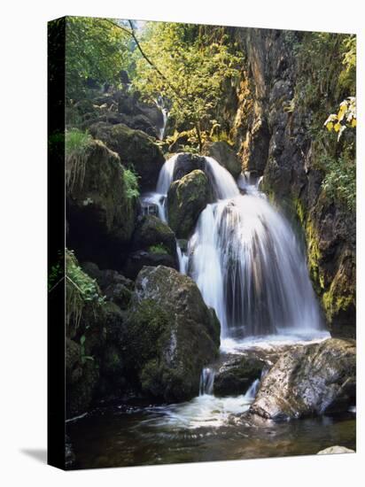 Lordor Cascade, Borrowdale, Lake District, Cumbria, England, United Kingdom, Europe-Nigel Blythe-Premier Image Canvas