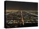 Los Angeles at Night, Los Angeles, California, United States of America, North America-Wendy Connett-Premier Image Canvas