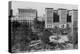 Los Angeles, CA Perishing Square and Biltmore Hotel Photograph - Los Angeles, CA-Lantern Press-Stretched Canvas