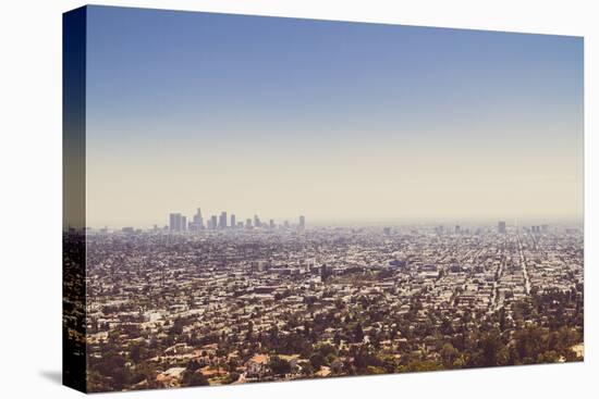 Los Angeles, CA, USA: City Of Los Angeles From Griffith Observatory Dtwn L.A. In Distance-Axel Brunst-Premier Image Canvas