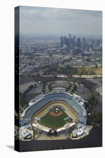 Los Angeles, Dodger Stadium, Home of the Los Angeles Dodgers-David Wall-Premier Image Canvas