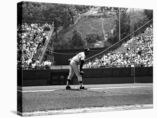Los Angeles Dodgers Pitcher Sandy Koufax in Action During a Game Against the Milwaukee Braves-Robert W^ Kelley-Premier Image Canvas