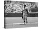 Los Angeles Dodgers Pitcher Sandy Koufax Taking the Field During Game Against the Milwaukee Braves-Robert W^ Kelley-Premier Image Canvas