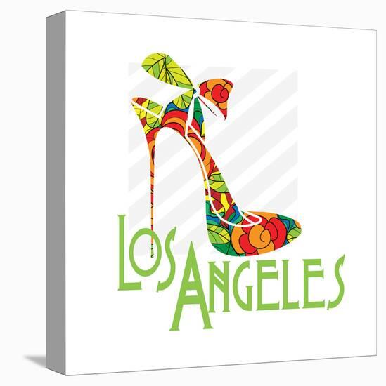 Los Angeles Shoe-Elle Stewart-Stretched Canvas