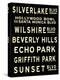 Los Angeles Sign-null-Stretched Canvas