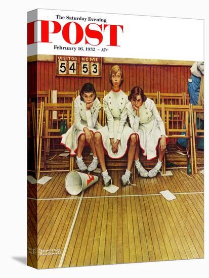 "Losing the Game" Saturday Evening Post Cover, February 16,1952-Norman Rockwell-Premier Image Canvas