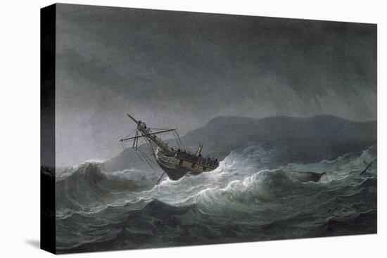 Loss of the Blanche, Off Abrevack, 4th March, 1807, Engraved by T. Sutherland-Thomas Whitcombe-Premier Image Canvas